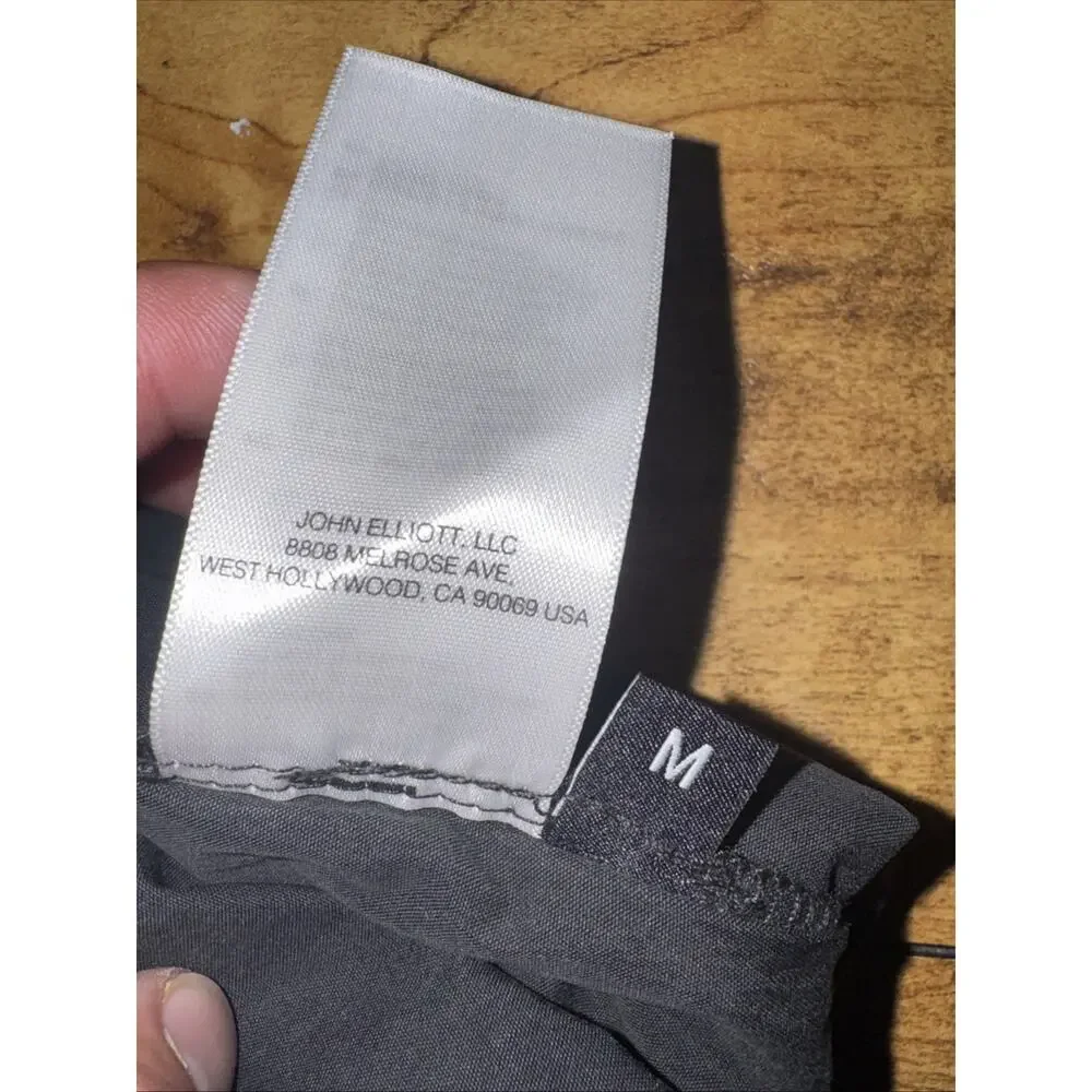 John Elliott Black Pants 32x30 Cotton Nylon Mix